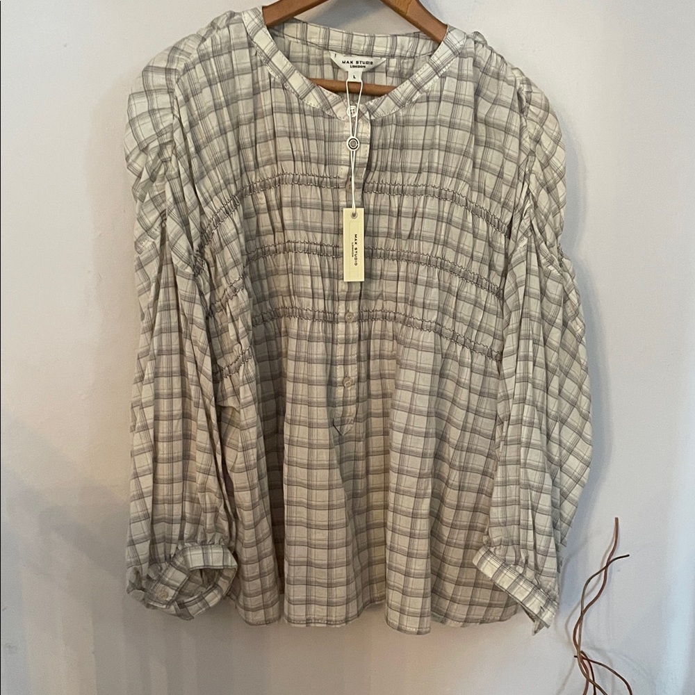NWT Max studio baby doll blouse - Picture 2 of 9